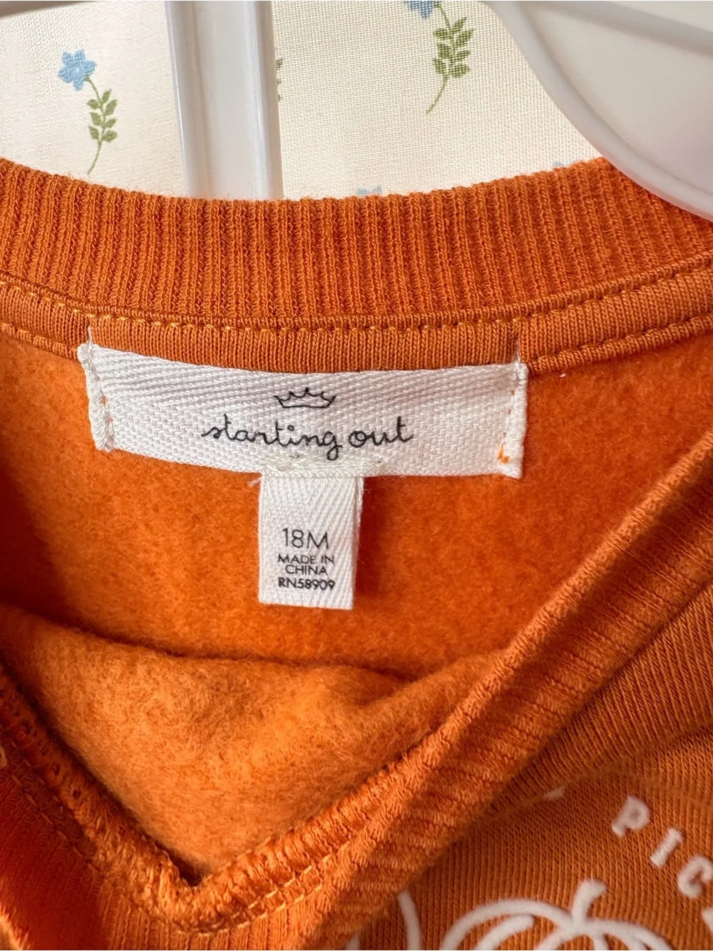 Pumpkin Orange Kids Sweatshirt
